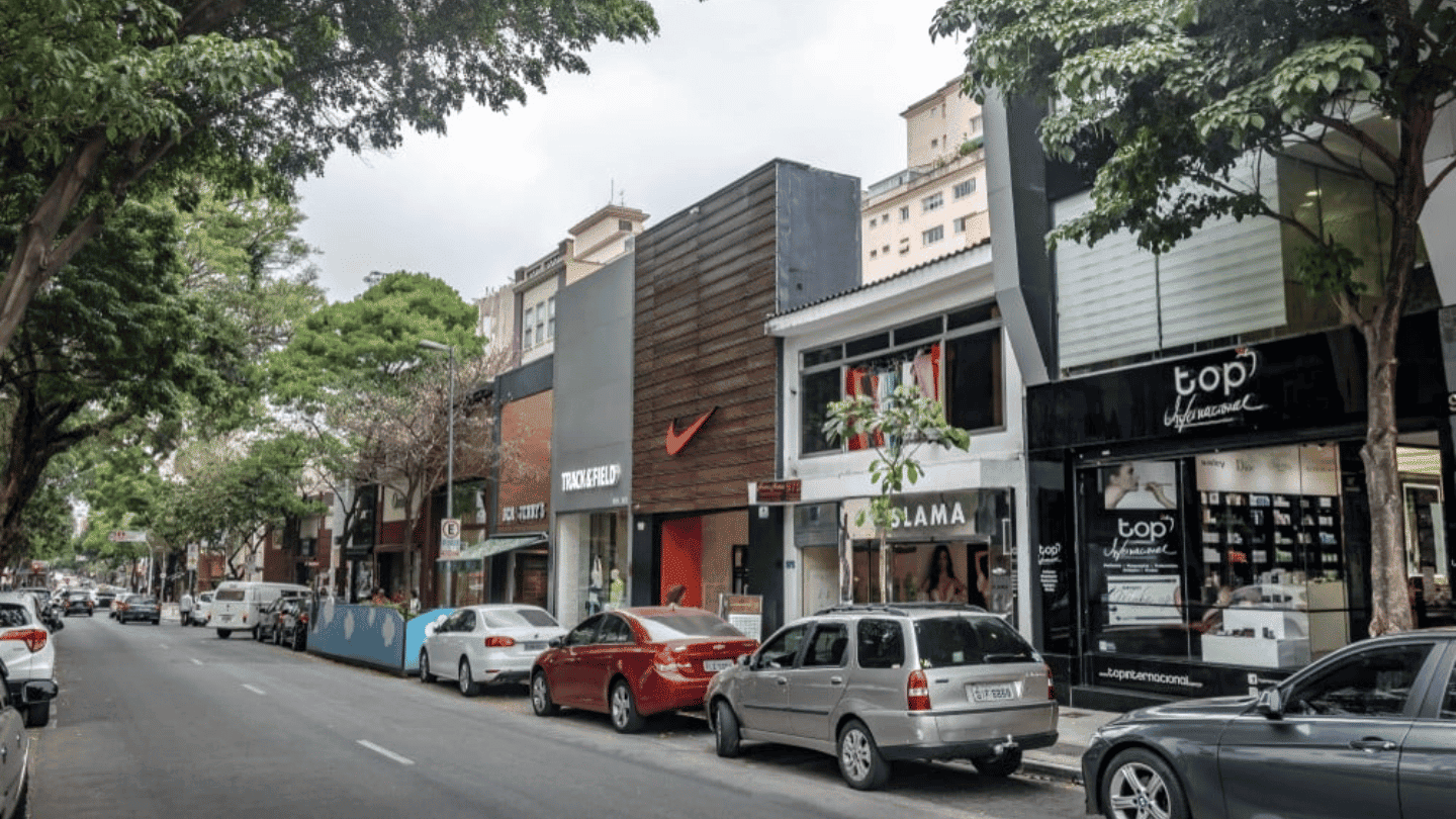 The storefront of a small local shop.